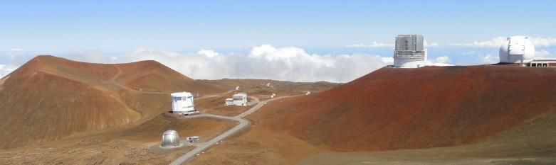 Astronomické observatórium na Mauna Kea (4200 mnm)
