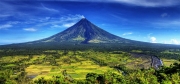 Mayon volcano in Alban